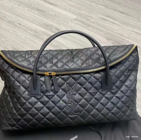 REP QUILTED TRAVEL LEATHER BAG ES IN YSL GIANT 0730